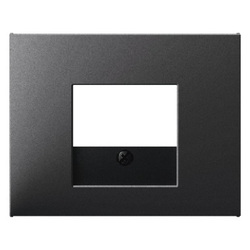 ELEMENT CENTRALNY DO GNIAZDA TAE I GŁOSNIKOWEGO ANTRACYT MAT LAKIEROWANY K.1 - 10357006 - HAGER