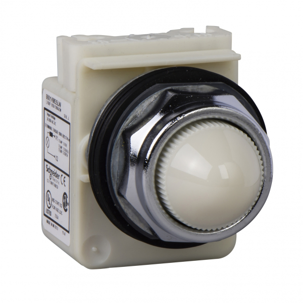 LAMPKA SYGNALIZACYJNA 30MM BIAŁA . - 9001KP35LWW9 - SCHNEIDER ELECTRIC