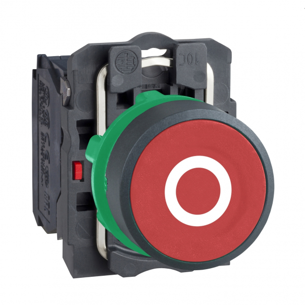 PRZYCISK Z SAMOPOWROTEM NC CZERWONY O. - XB5AA4322 - SCHNEIDER ELECTRIC