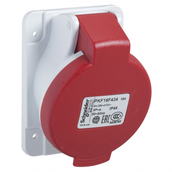 GNIAZDO 16A 3P-N-E 380-415V IP44 50-60HZ. - PKF16F435 - SCHNEIDER ELECTRIC