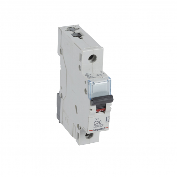 WYŁĄCZNIK NADPRĄDOWY C 20A 1-POLOWY CHARAKTERYSTYKA C SERII TX3 S 311 - 404172 - LEGRAND