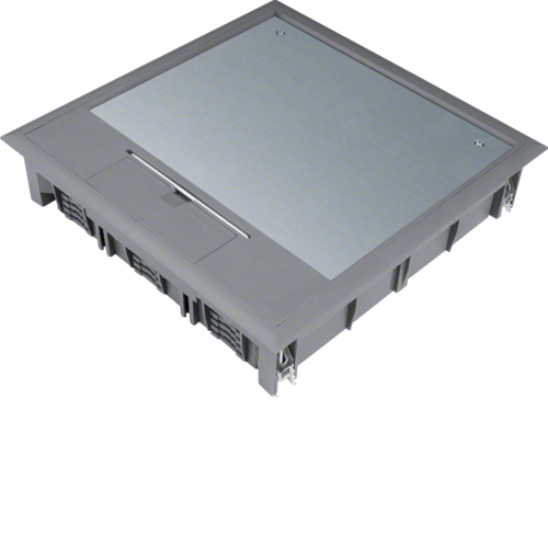 POKRYWA UCHYLNA VQ12 244X244MM WYKŁADZINA 5MM STAL SZARY PA TEHALIT.VE-EE - VQ12057011 - HAGER - BERKER