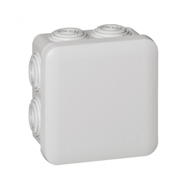 PUSZKA 80X80X45 7 WEJŚCIAMI PLEXO. - 092012 - LEGRAND