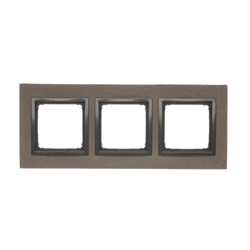Ramka 3-krotna Nature-Beton, SZORSTKA PRZYJAŹŃ, IP20/IP44*  ! WYCOFANA Z OFERTY - Do wyczerpania stanów magazynowych - DRN3/97 - KONTAKT SIMON