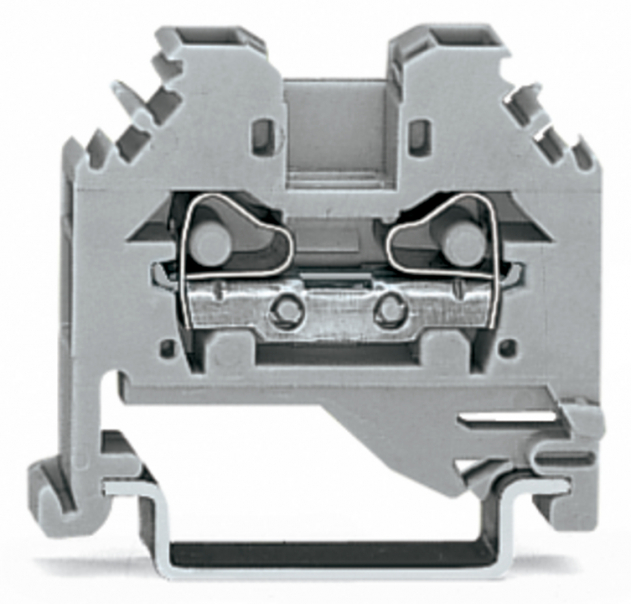 ZŁĄCZKA 2-PRZEWODOWA 4 MM2 SZARA. - 281-101 - WAGO