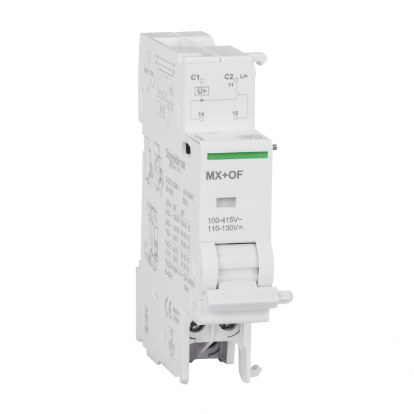 WYZWALACZ WZROSTOWY ACTI9 ZE STYKIEM MX+OF-230/400 1CO 100…415 VAC 110…130 VDC. - A9N26946 - SCHNEIDER ELECTRIC