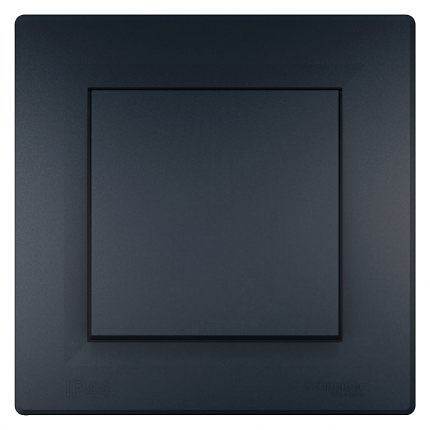 ŁĄCZNIK 1-BIEGUNOWY IP44 Z RAMKĄ ANTRACYT ASFORA. - EPH0100271 - SCHNEIDER ELECTRIC