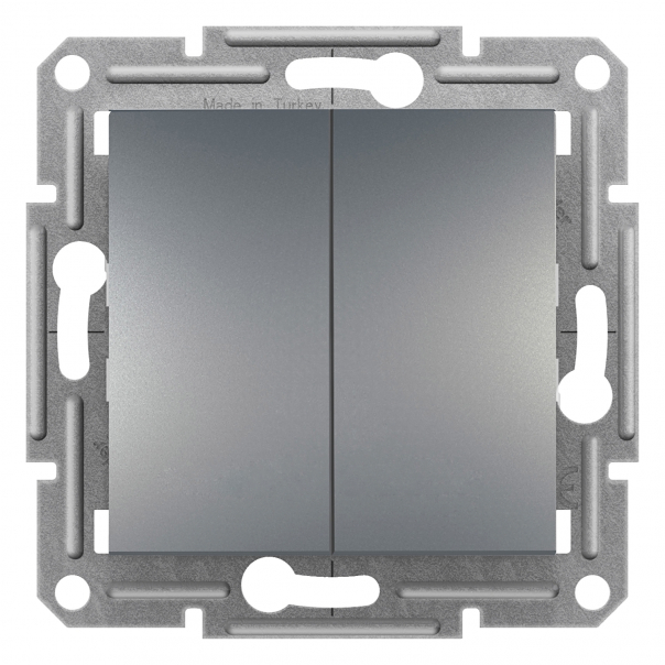 ŁĄCZNIK ŚWIECZNIKOWY BEZ RAMKI STAL ASFORA. - EPH0300162 - SCHNEIDER ELECTRIC