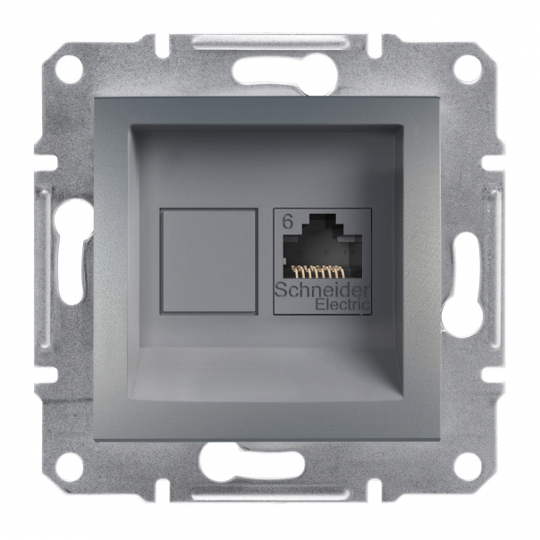 GNIAZDO KOMPUTEROWE KAT.6 UTP BEZ RAMKI STAL ASFORA. - EPH4700162 - SCHNEIDER ELECTRIC