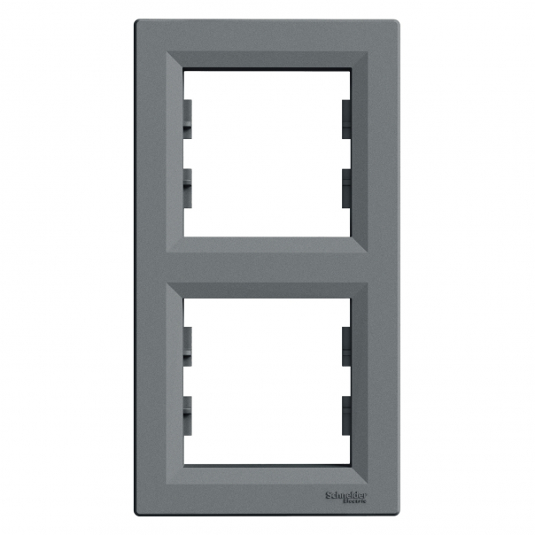 RAMKA PODWÓJNA PIONOWA STAL ASFORA. - EPH5810262 - SCHNEIDER ELECTRIC