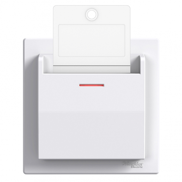 ŁĄCZNIK HOTELOWY (MECHANICZNY) Z RAMKĄ BIAŁY ASFORA. - EPH6200121 - SCHNEIDER ELECTRIC