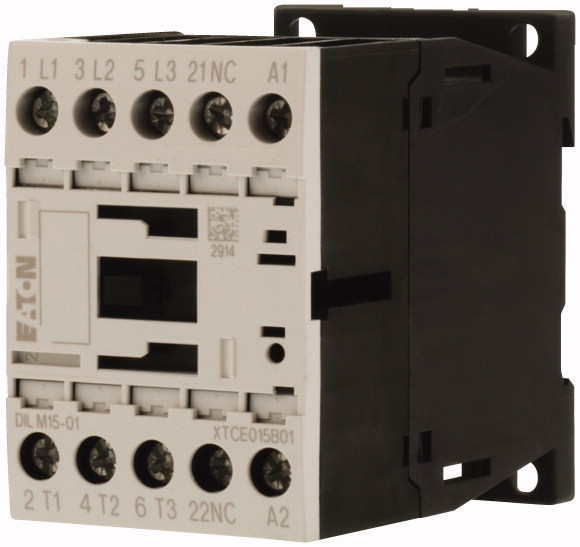 STYCZNIK MOCY 15.5A AC3 STYK 1NC DILM15-01(24VDC) - 290108 - EATON