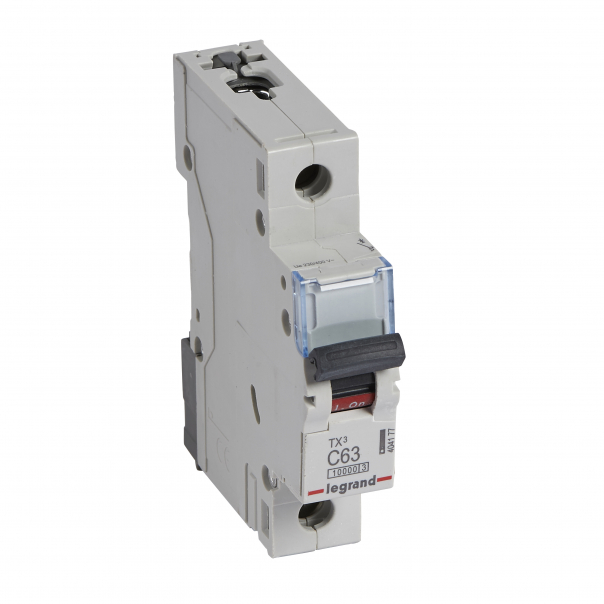 WYŁĄCZNIK NADPRĄDOWY C 63A 1-POLOWY CHARAKTERYSTYKA C SERII TX3 S 311 - 404177 - LEGRAND