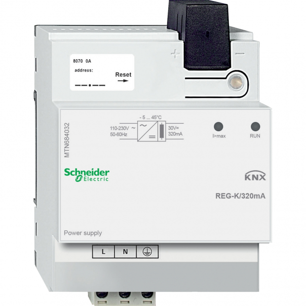 ZASILACZ 320 MA REG-K J.ASNO-SZARY KNX . - MTN684032 - SCHNEIDER ELECTRIC