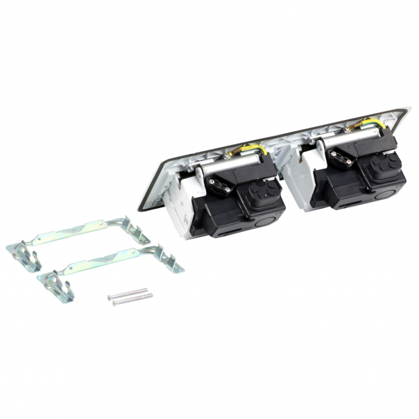 PUSZKA PODŁOGOWA 2X4M BIAŁA POPUP + ZESTAW MONTAŻOWY. - 654004 - LEGRAND