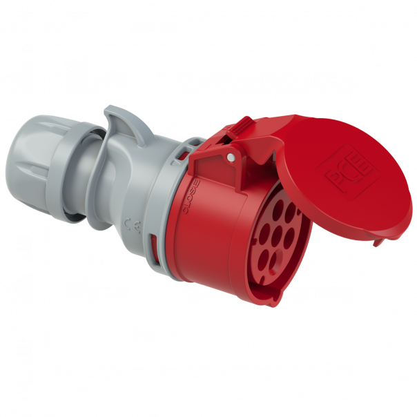 GNIAZDO PRZENOŚNE 7- STYKOWE SHARK 32A 400V 5P+Z+N - 227-6v - PCE