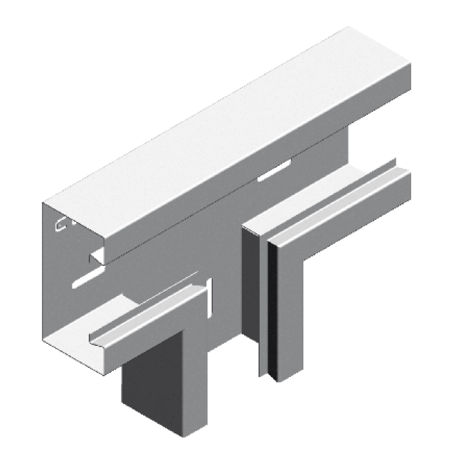 Trójnik kanału naściennego TSKS115H68 1,00 mm - 960511 - BAKS