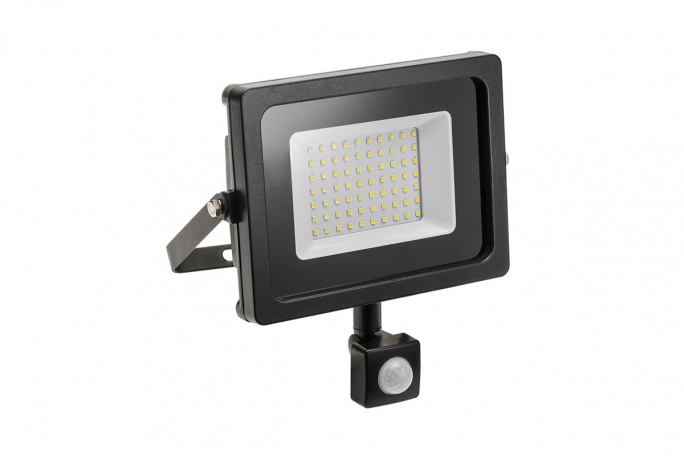 NAŚWIETLACZ LED 50W 4000LM 6400K IP65 Z CZUJNIKIEM RUCHU INEXT - LD-INEXT50W-64 - GTV