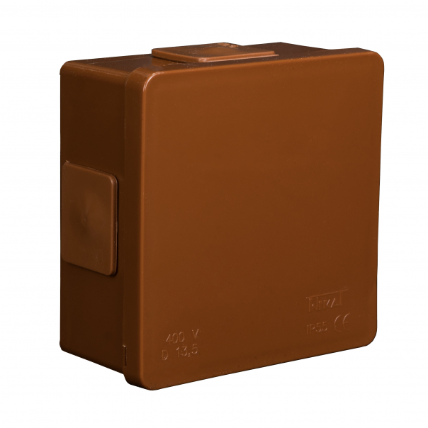 PUSZKA N/T 86X86X40MM IP55 DEKIEL KLIK-KLAK BRĄZ VP 001-02. - 61.102 - ZAKŁAD PRODUKCYJNO - HANDLOWY "ELEKTRO-PLAST" SPÓŁKA Z OGRANICZONĄ ODPOWIEDZIALNOŚCIĄ