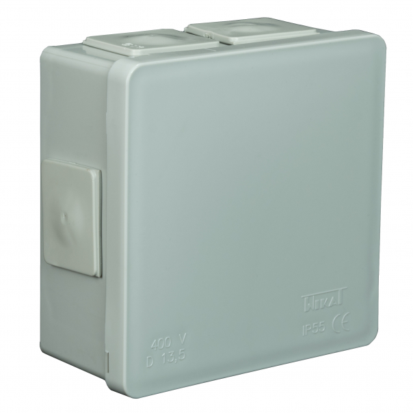PUSZKA N/T 86X86X40MM IP55 DEKIEL KLIK-KLAK POPIEL VP 002-03. - 61.109 - ZAKŁAD PRODUKCYJNO - HANDLOWY "ELEKTRO-PLAST" SPÓŁKA Z OGRANICZONĄ ODPOWIEDZIALNOŚCIĄ