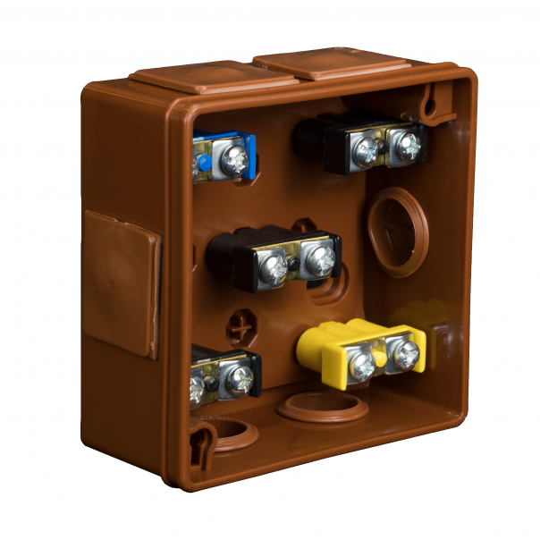 PUSZKA N/T 86X86X40MM IP55 DEKIEL KLIK-KLAK Z ZACISKAMI BRĄZ VP 002-52. - 61.111 - ZAKŁAD PRODUKCYJNO - HANDLOWY "ELEKTRO-PLAST" SPÓŁKA Z OGRANICZONĄ ODPOWIEDZIALNOŚCIĄ