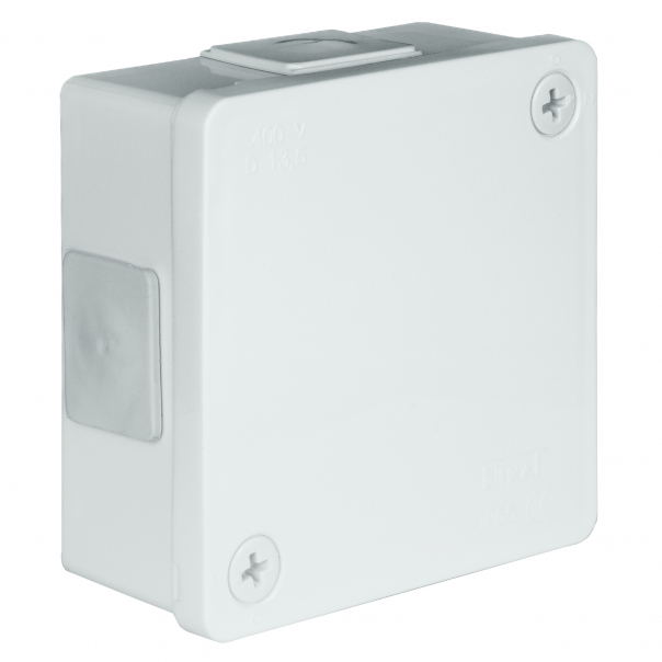 PUSZKA N/T 86X86X40MM IP55 DEKIEL NA 2 WKRĘTY BIAŁA VP 021-01. - 61.119 - ZAKŁAD PRODUKCYJNO - HANDLOWY "ELEKTRO-PLAST" SPÓŁKA Z OGRANICZONĄ ODPOWIEDZIALNOŚCIĄ