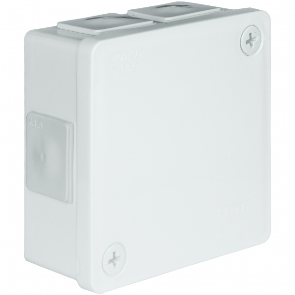 PUSZKA N/T 86X86X40MM IP55 DEKIEL NA 2 WKRĘTY BIAŁA VP 022-01. - 61.125 - ZAKŁAD PRODUKCYJNO - HANDLOWY "ELEKTRO-PLAST" SPÓŁKA Z OGRANICZONĄ ODPOWIEDZIALNOŚCIĄ