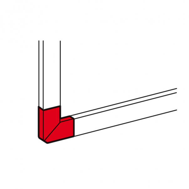 KĄT PŁASKI 50X105 ALU DLP  - 011243 - LEGRAND