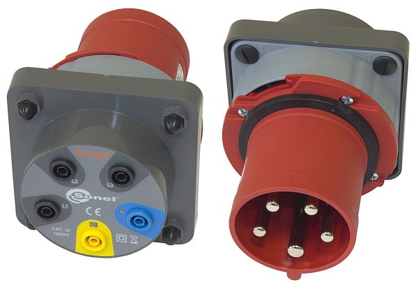 ADAPTER GNIAZD TRÓJFAZOWYCH 5P SONEL AGT-63P - WAADAAGT63P - SONEL