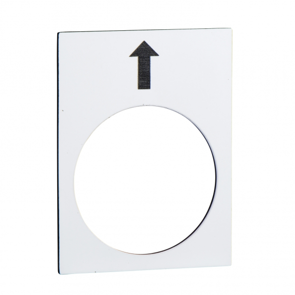 ETYKIETA 30X40MM PIONOWA- PODNOSZENIE WOLNO BIAŁY - ZB2BY4951 - SCHNEIDER ELECTRIC