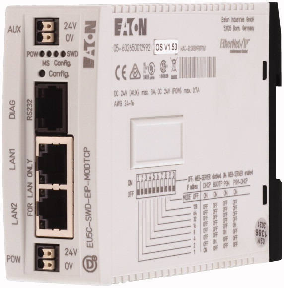 GATEWAY SMARTWIRE-DT DO SIECI ETHERNET IP / MODBUS TCP EU5C-SWD-EIP-MODTCP - 153163 - EATON