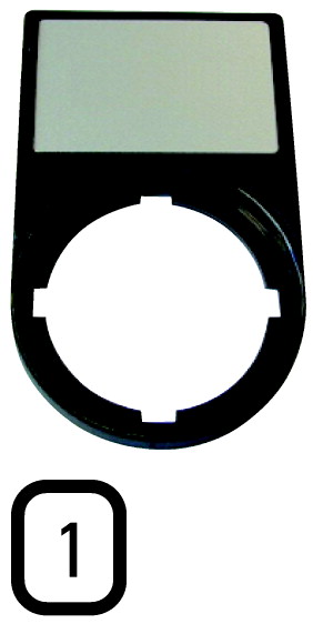 TABLICZKA OPISOWA Z RAMKĄ M22S-ST-X52  - 256797 - EATON