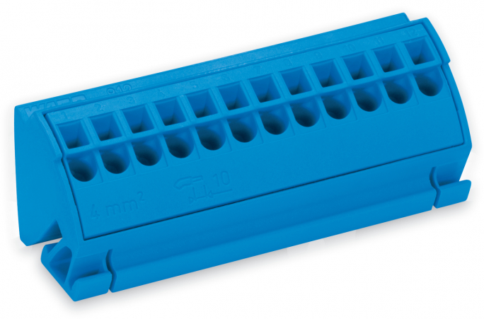 BLOK POTANCJAŁOWY 4 MM2 NIEBIESKI. - 812-104 - WAGO