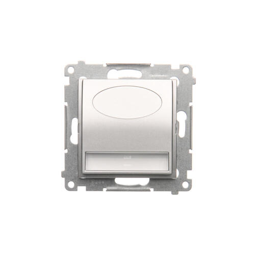 Oprawa oświetleniowa LED, 14 V DC, 0.42 W, białe ciepłe 3100 K; srebrny mat !Wymagany zasilacz 14V - DOS14.01/43 - KONTAKT SIMON