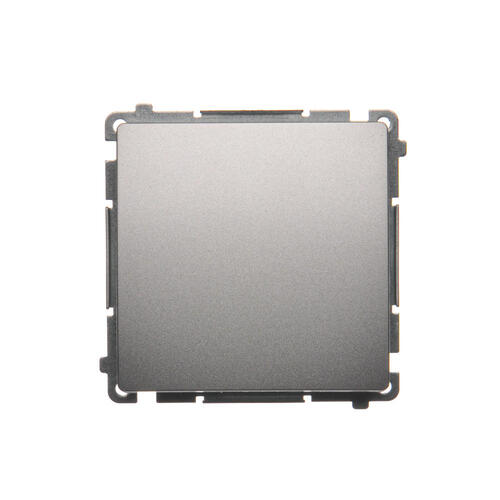 Łącznik jednobiegunowy (moduł) 16AX, 250V~, zaciski śrubowe; srebrny mat - BMW1A.01/43 - KONTAKT SIMON