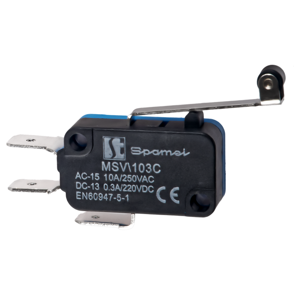 ŁĄCZNIK MINIATUROWY DŹWIGNIA Z ROLKĄ DŁUGA. - MSV\103C - SPAMEL