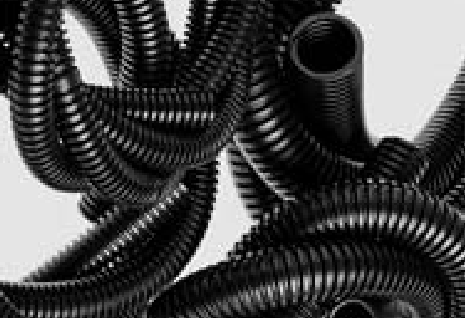 RURA ELASTYCZNA D40 CZARNA, 750N (25MB). - IPCN 40 - SCAME