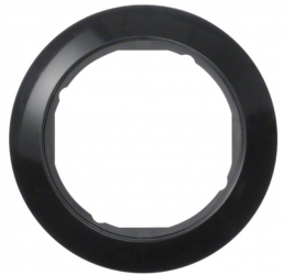 RAMKA POJEDYNCZA DO PŁYTEK CZOŁOWYCH ŚR.58 MM CZARNY 1930 - 138201 - HAGER - BERKER
