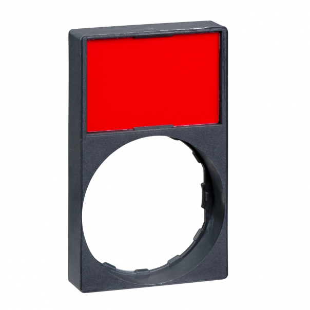 RAMKA DO MOCOWANIA ETYKIET, ROZMIAR UCHWYTU 30X50MM, Z ETYKIETĄ 18X27 MM - ZBY6H101 - SCHNEIDER ELECTRIC