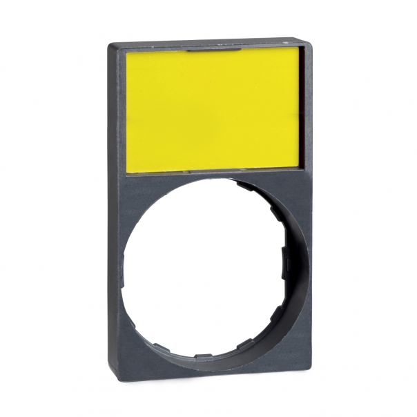 RAMKA DO MOCOWANIA ETYKIET, ROZMIAR UCHWYTU 30X50MM, Z ETYKIETĄ 18X27 MM - ZBY6H102 - SCHNEIDER ELECTRIC