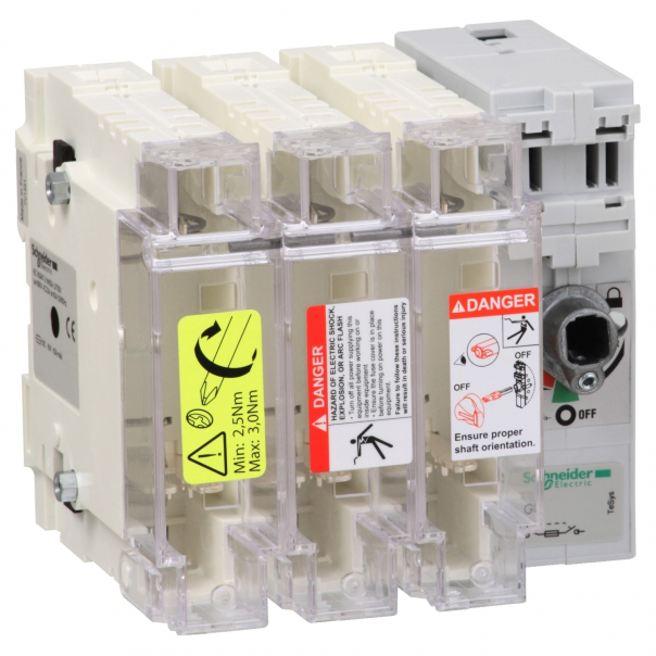 WYŁĄCZNIK BEZPIECZNIKOWY 100A 3 POLOWY 22x58 NFC  - GS2J3 - SCHNEIDER ELECTRIC