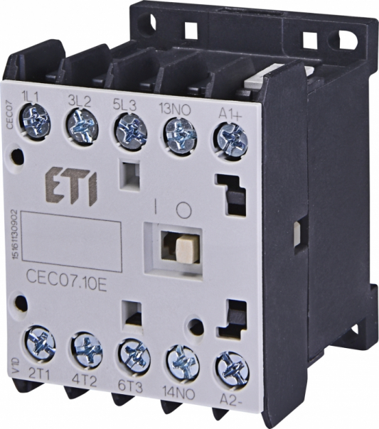STYCZNIK SILNIKOWY MINIATUROWY CEC07.10-24V-50/60HZ - 004641050 - ETI