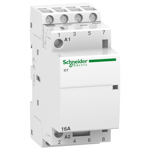 STYCZNIK MODUŁOWY 16A 4NO 50HZ 24 VAC ICT50-16-40-24  - A9C22114 - SCHNEIDER ELECTRIC