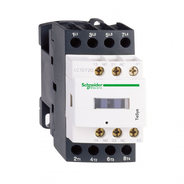 STYCZNIK MOCY AC1 25A 4 POLOWY 1NO 1NC CEWKA 24VAC ZACISKI SKRZYNKOWE TESYS D - LC1DT25B7 - SCHNEIDER ELECTRIC