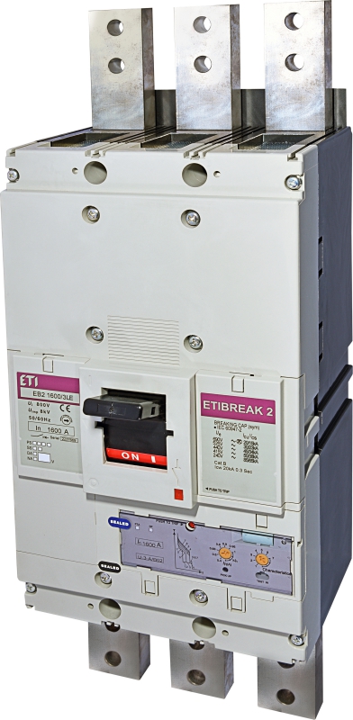 WYŁĄCZNIK MOCY 3P, 50KA, WYZW. ELEKTRONICZNY EB2 1600/3LE-FC 1600A 3P - 004672250 - ETI