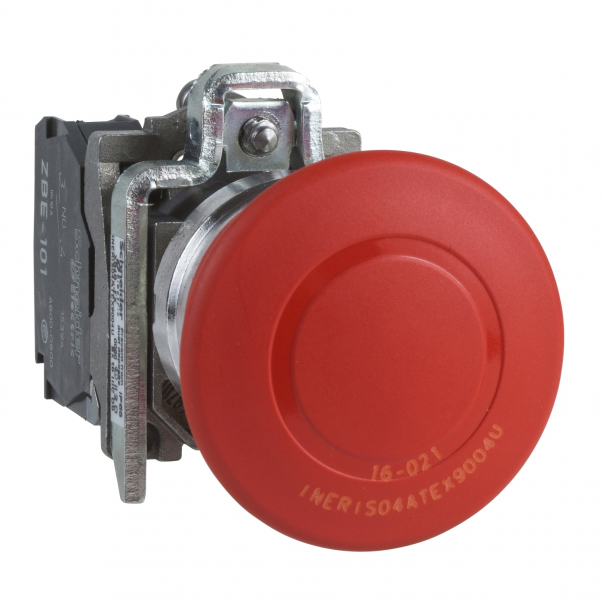 PRZYCISK STOP awaryjny O40 czerwony push-pull bez podświetlenia - XB4BT845EX - SCHNEIDER ELECTRIC
