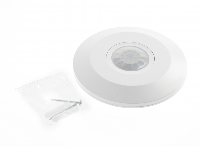CZUJNIK RUCHU PIR SUFITOWY 360&deg; 2000W IP20 BIAŁY CR-3 MINI - CR-CR3M00-00 - GTV
