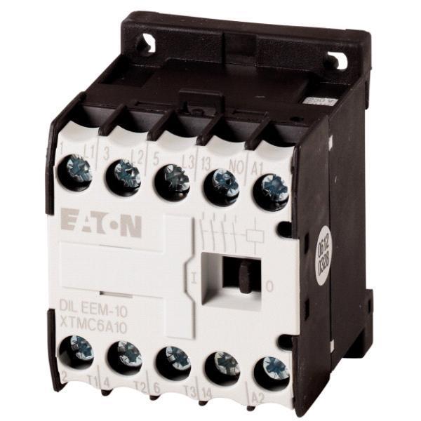STYCZNIK MOCY 9A AC3 3 BIEGUNY NO POMOCNICZY NC STEROWANIE 24V AC DILEM-01 - 020402 - EATON