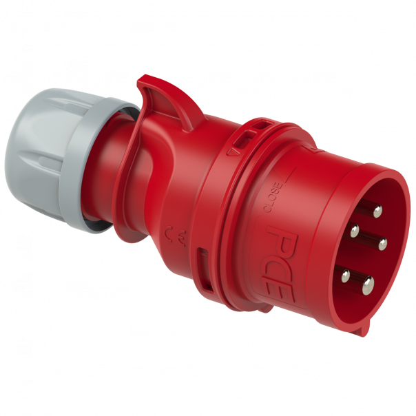 WTYCZKA PRZENOŚNA &ndash; ZWROTNICA FAZ 32A 400V 3P+Z+N  - 7025-6 - PCE