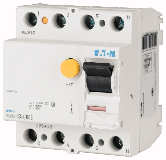 Wył.różnicowoprądowy typ AC (4bieg.) FRCmM-100/4/003 - 170414 - EATON